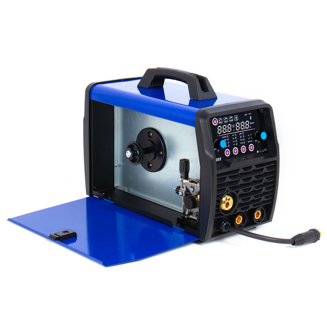 MIG205 MIG welder Gasless MIG welder Synergic best MIG Welding Machine ...