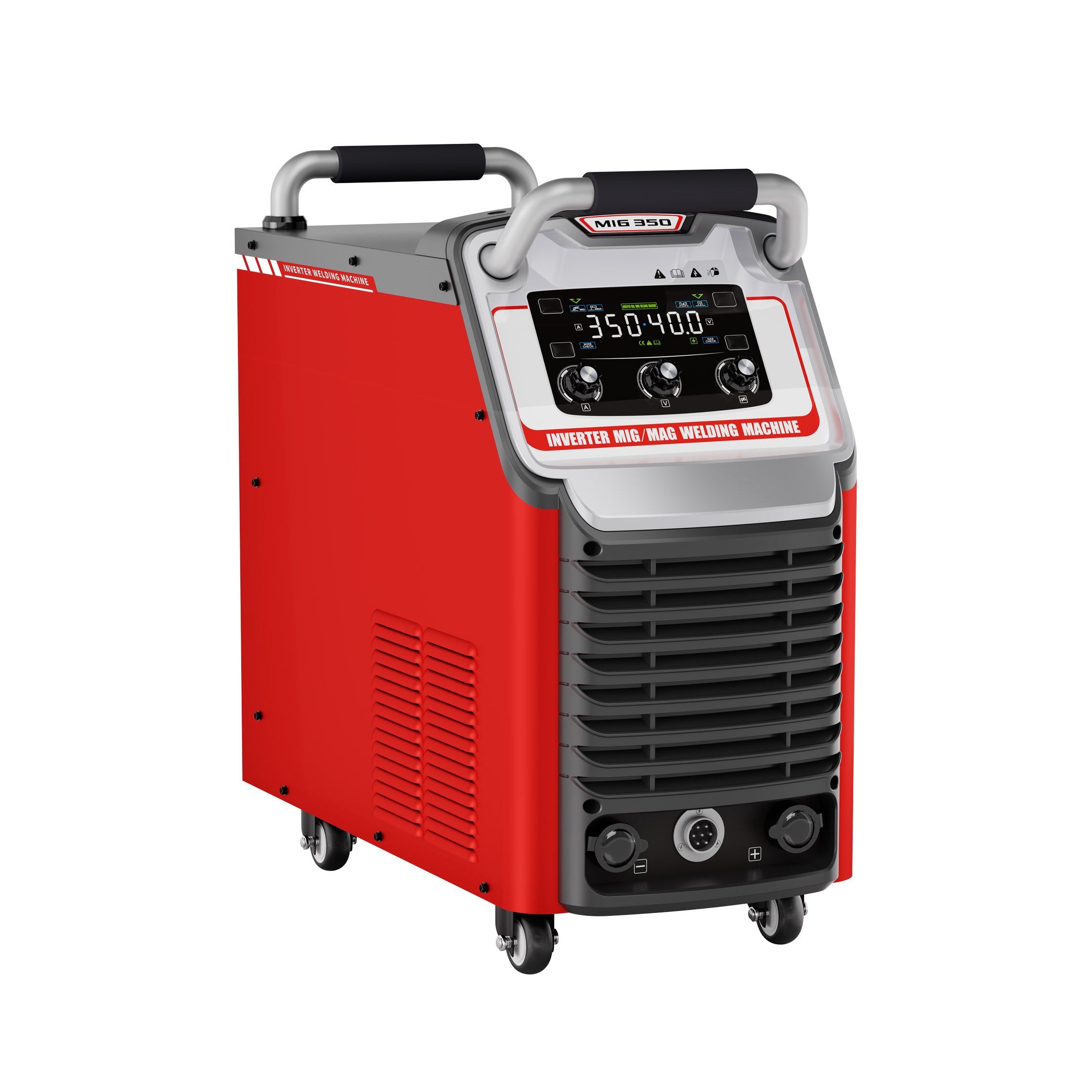 MIG-350 IGBT Inverter double module MIG Welder  3-in-1  Gas MIG/MAG/Gasless Flux Core MIG/Stick welding Machine